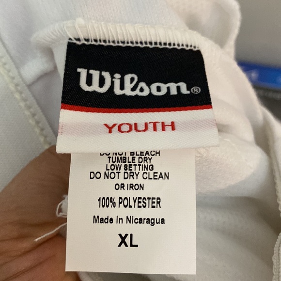 Wilson New! Youth white classic relaxed fit baseball pants size XL - Picture 8 of 8